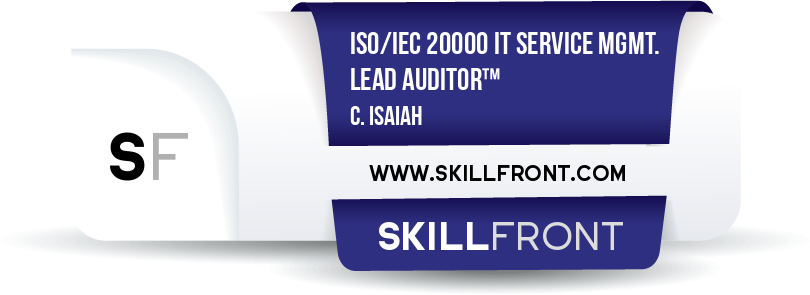 ISO/IEC 20000 IT Service Management Lead Auditor™