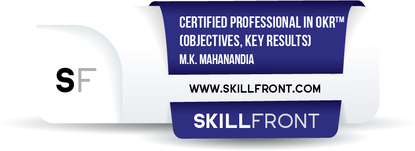 Certified Professional In OKR™ (Objectives & Key Results) (CPOKR™)