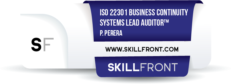 ISO 22301 Business Continuity Management Systems Lead Auditor™