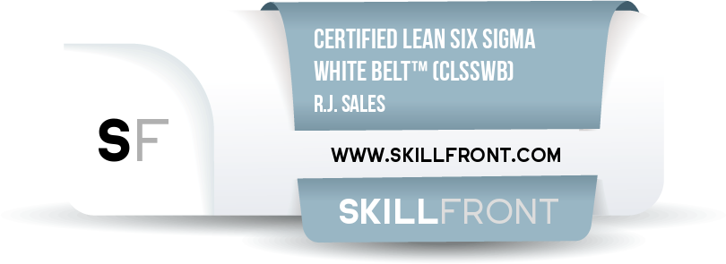 Certified Lean Six Sigma White Belt™ (CLSSWB™)