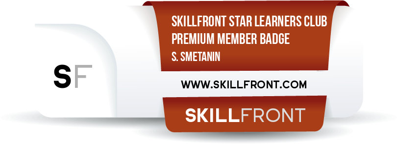 SkillFront Star Learners Club: Premium Member Badge