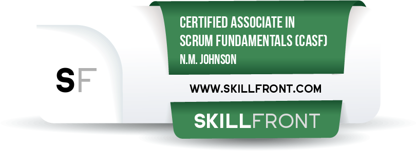 Certified Associate In Scrum Fundamentals™ (CASF™) Badge