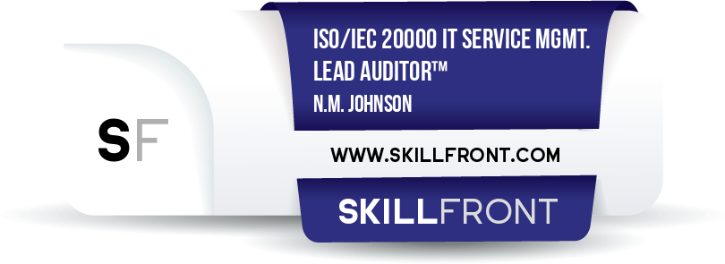 ISO/IEC 20000 IT Service Management Lead Auditor™