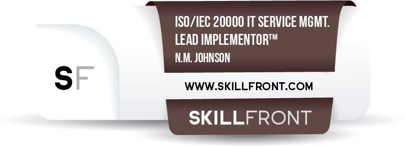 ISO/IEC 20000 IT Service Management Lead Implementor™