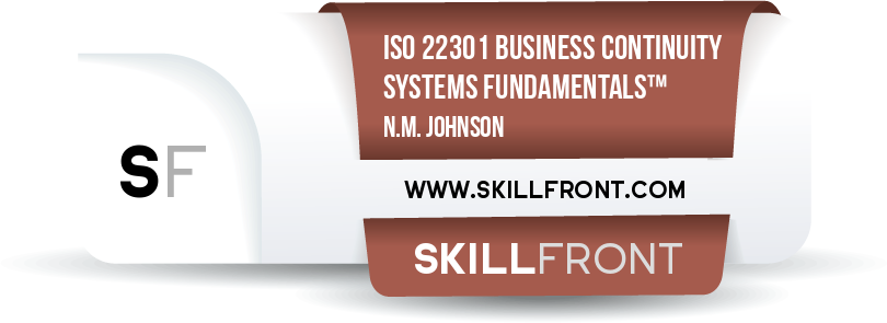 ISO 22301 Business Continuity Management Systems Fundamentals™