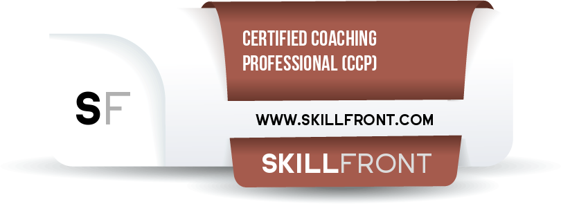 SkillFront Certified Coaching Professional™ (CCP™) Certification Shareable and Verifiable Digital Badge