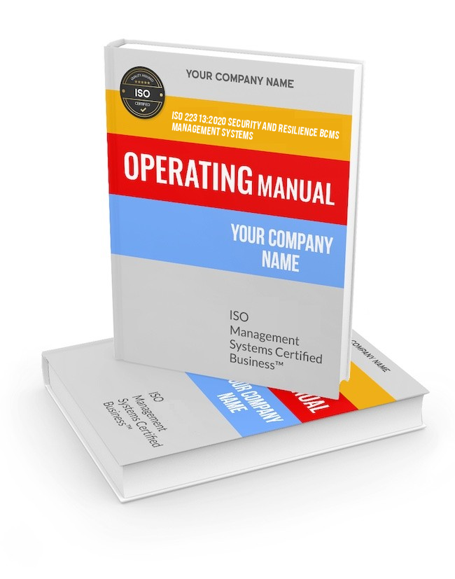 SkillFront ISO 22313:2020 Operating Manual