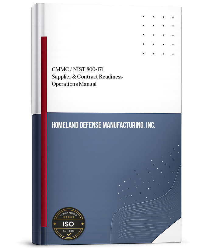 SkillFront CMMC / NIST 800-171 Operations Manual