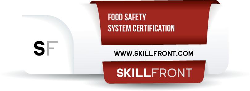 SkillFront Food Safety System Certification 22000 (FSSC 22000) Certification Shareable and Verifiable Digital Badge