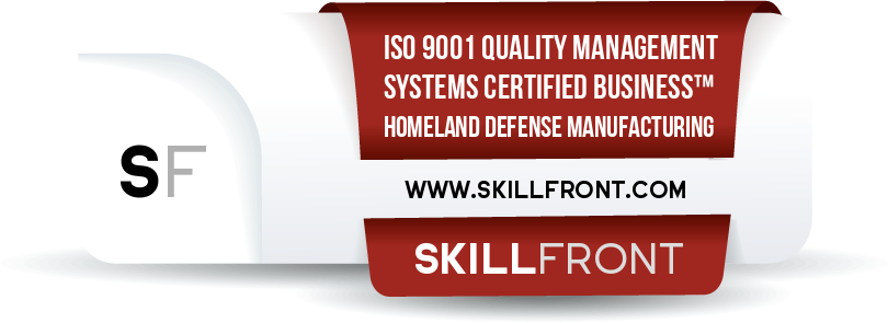 SkillFront ISO 9001:2015 Quality Management Systems Certified Business™ Certification Shareable and Verifiable Digital Badge