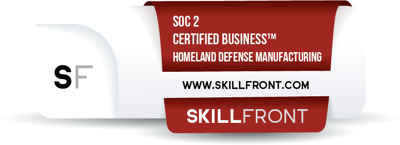 SkillFront SOC 2 (System and Organization Controls 2) Certified Business™ Certification Shareable and Verifiable Digital Badge